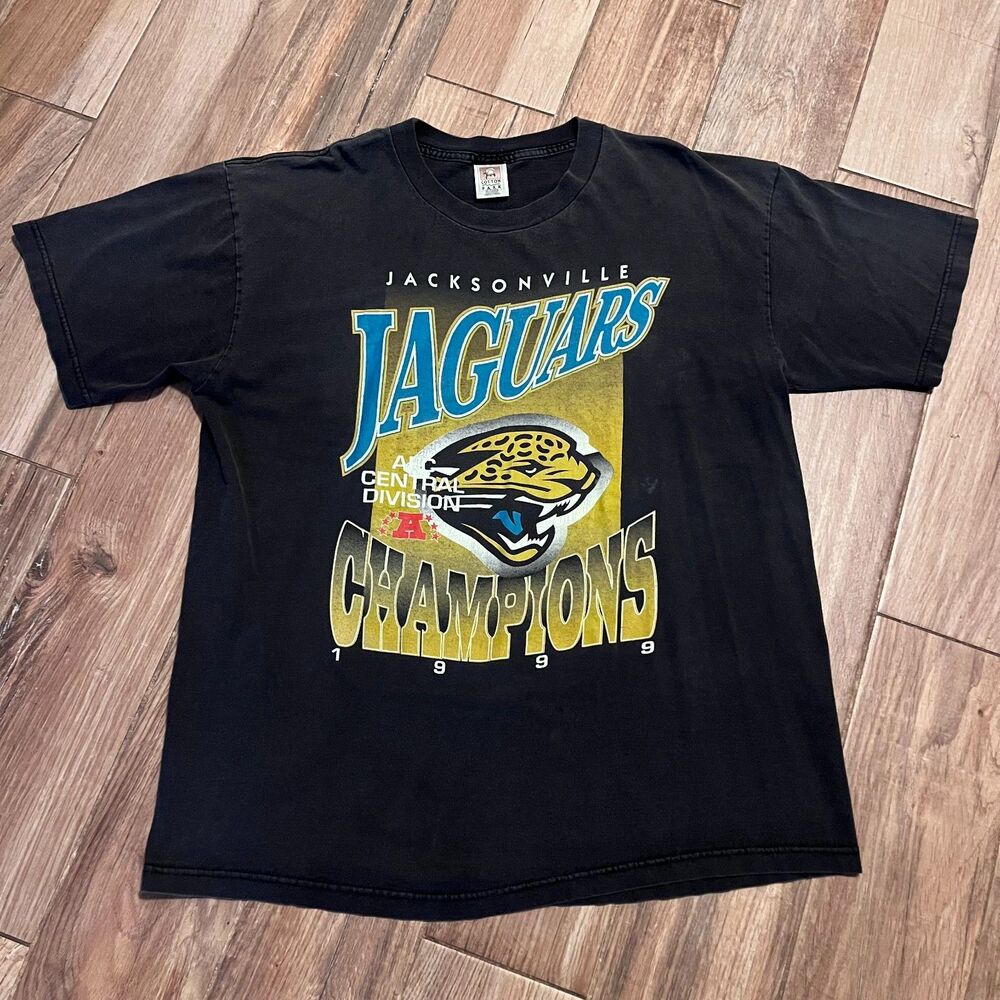 Jacksonville Jaguars Original Vintage 1999 AFC Champions T Shirt XL